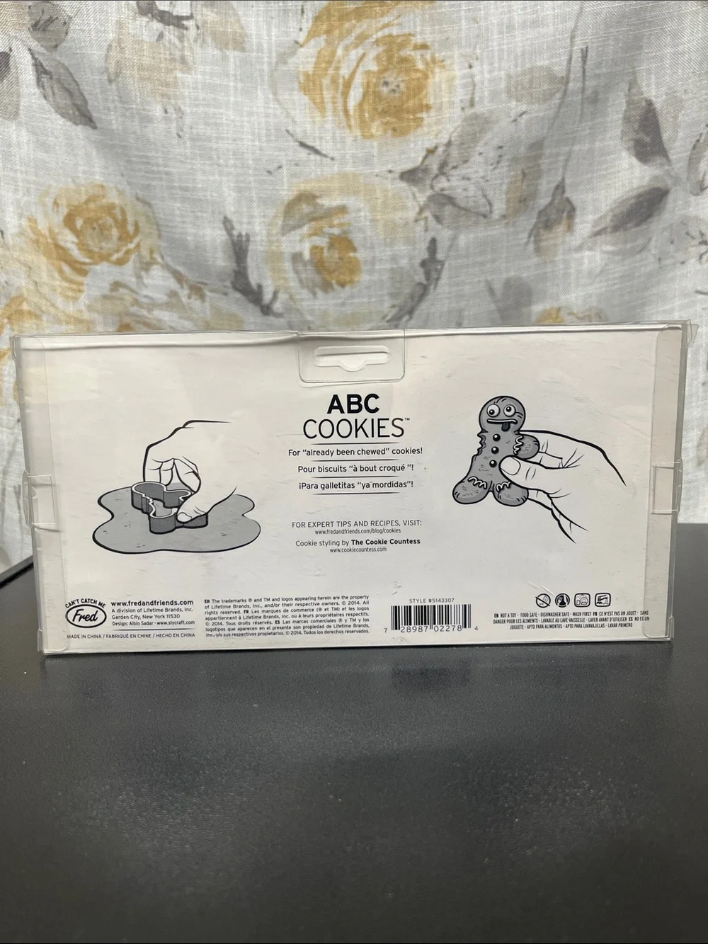 Fred White ABC Gingerbread Man Cookie Cutters Set - 3 Pieces